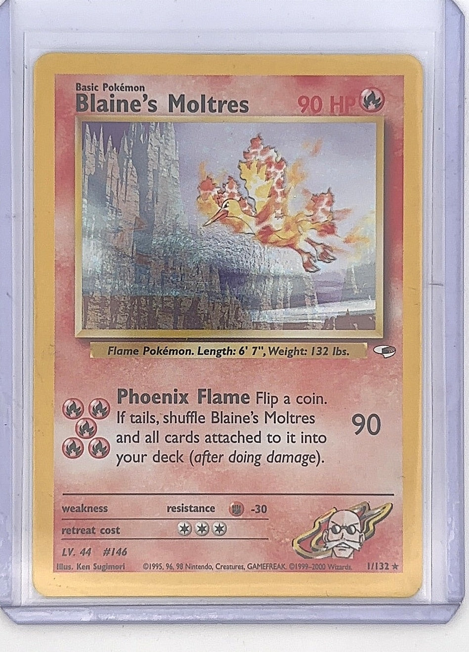 Blaine's Moltres #001/132 — front