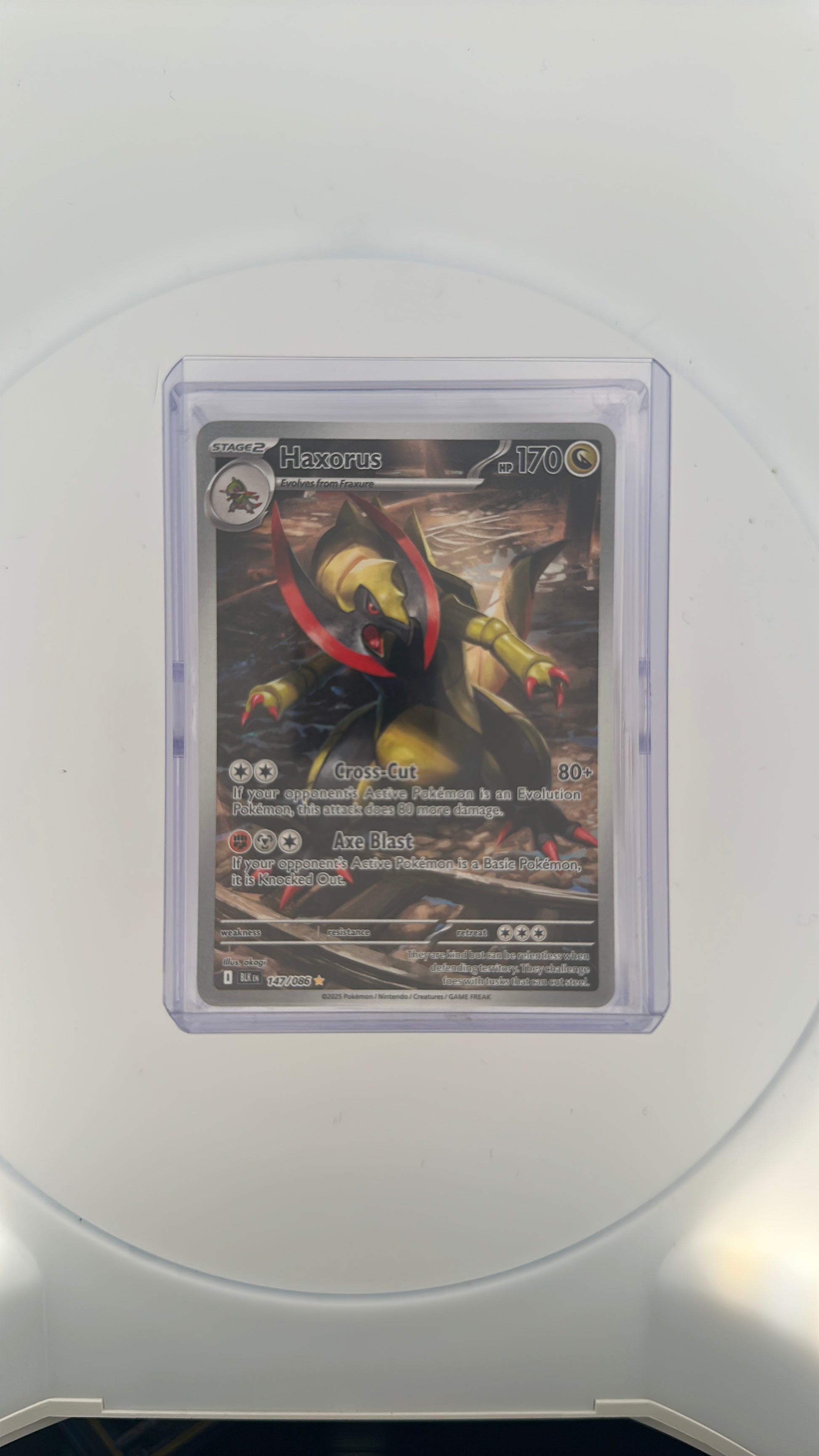 Haxorus - 147/086 SV: Black Bolt #147/086 — front