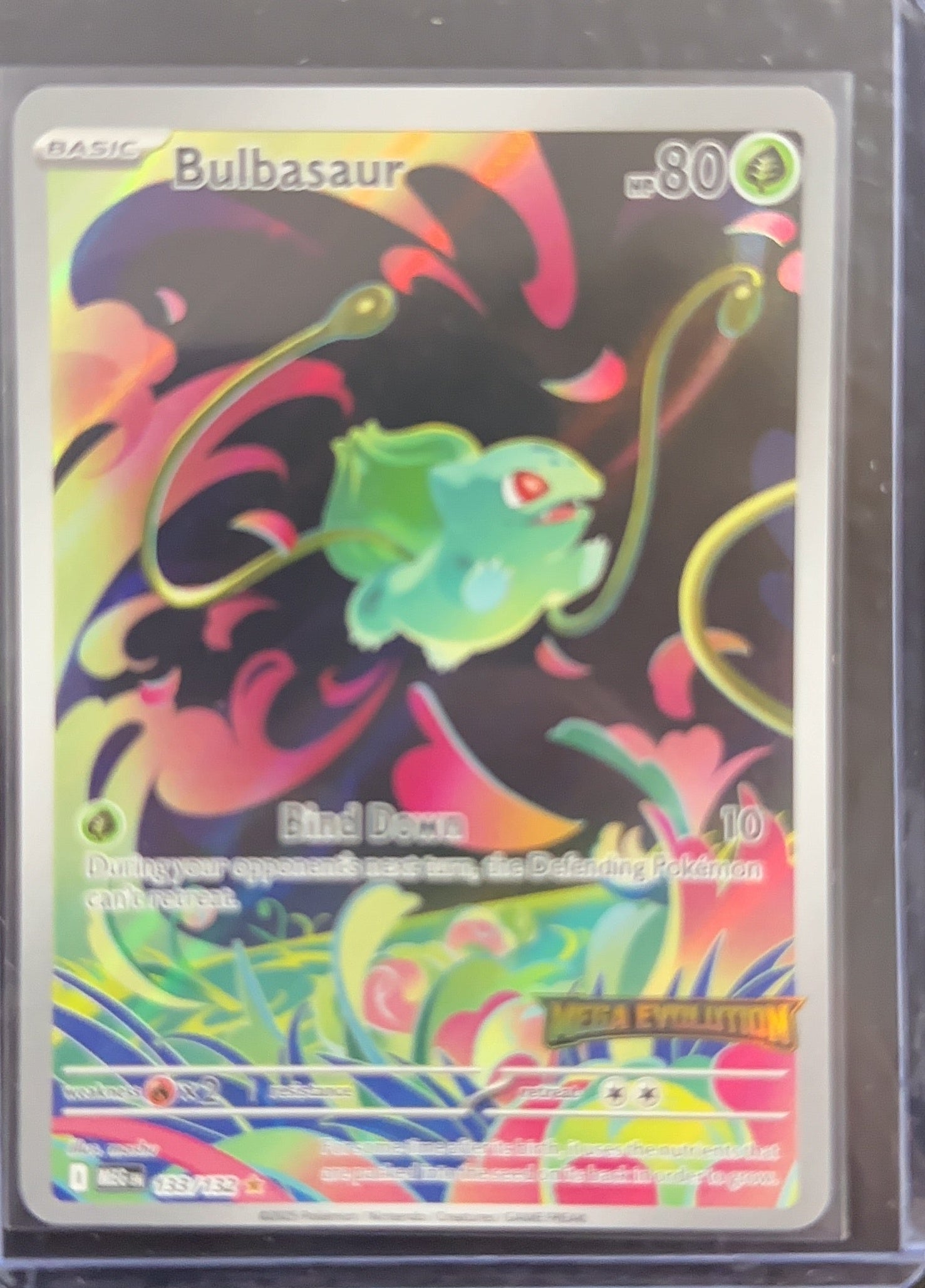 Bulbasaur - 133/132 (Mega Evolution Stamped) #133/132 — front