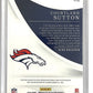2018 Panini Prizm Rookie Patch Autographs Courtland Sutton — back