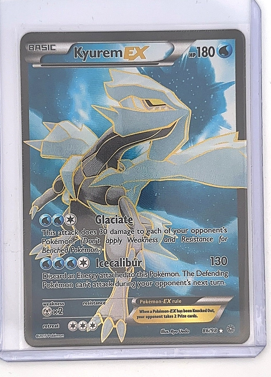 Kyurem EX (86 Full Art) #86/98 — front