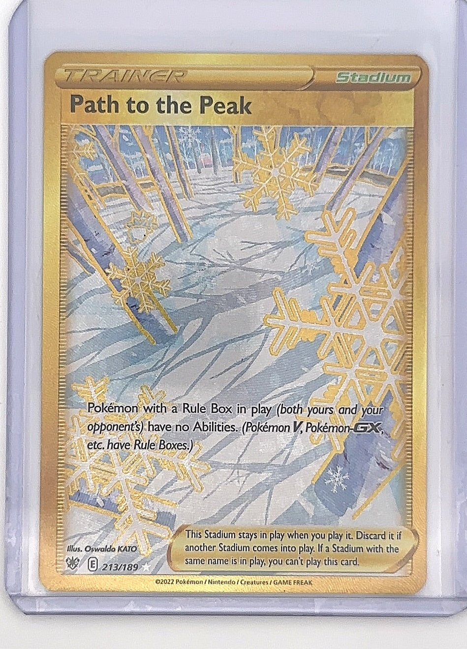 Path to the Peak (Secret) #213/189 — front