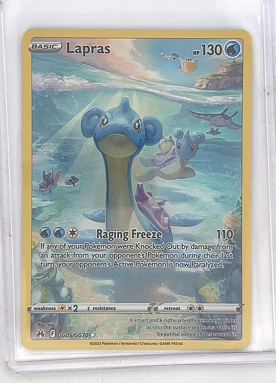 Lapras #GG05/GG70 — front