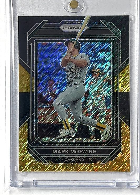 2023 Panini Prizm Mark McGwire [Black Gold Shimmer] #208 — front