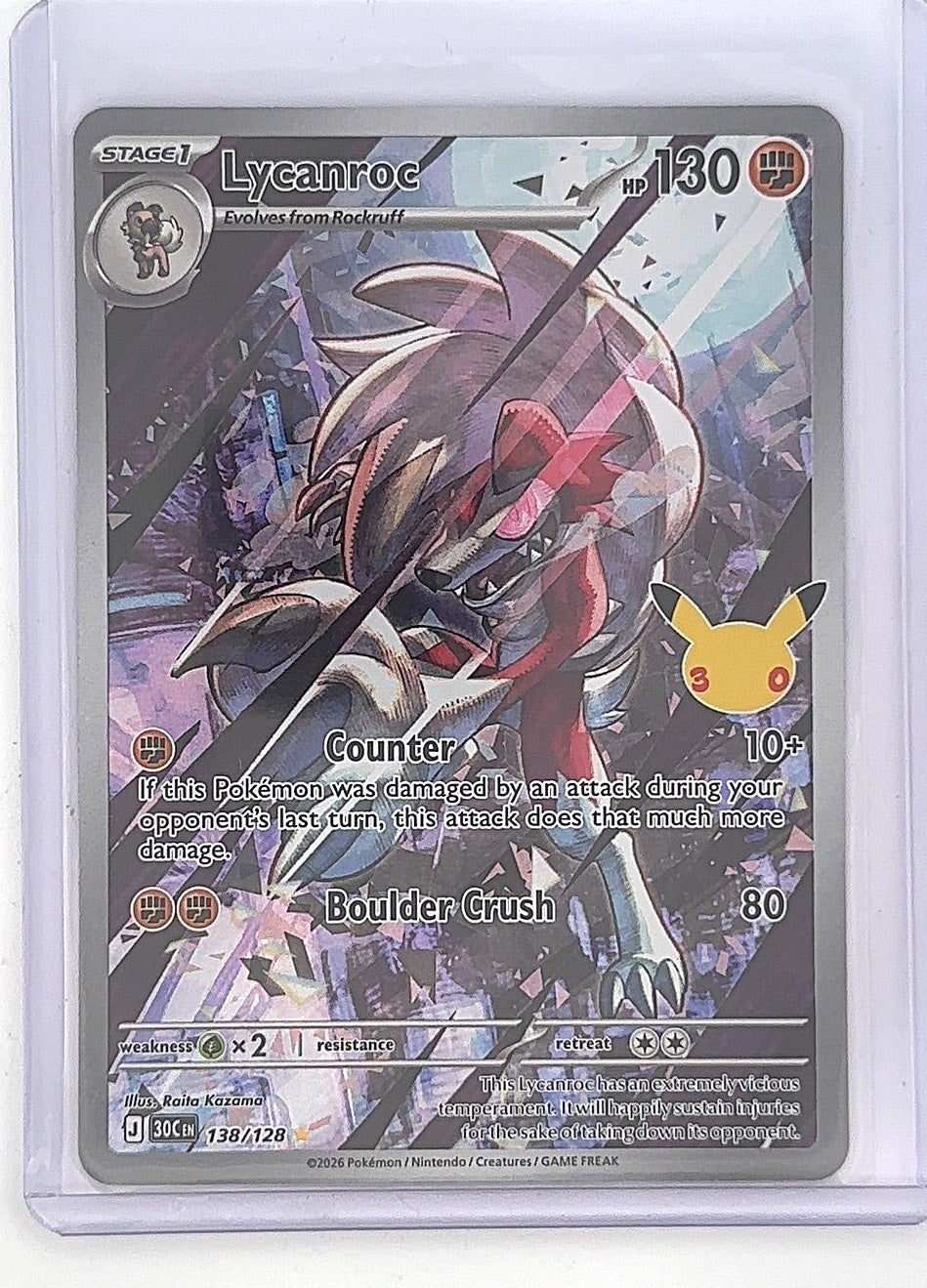 Lycanroc - 138/128 #138/128 — front