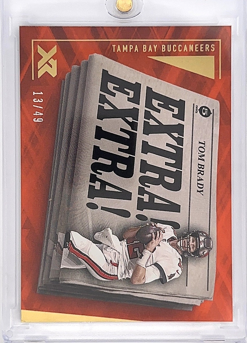Tom Brady Extra Extra /49 — front