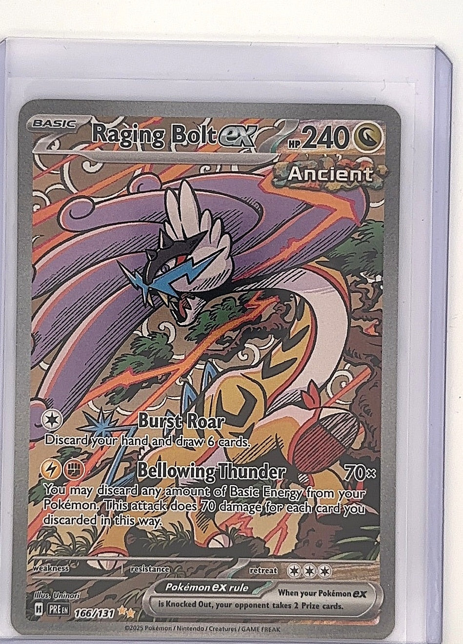Raging Bolt ex #166/131 — front