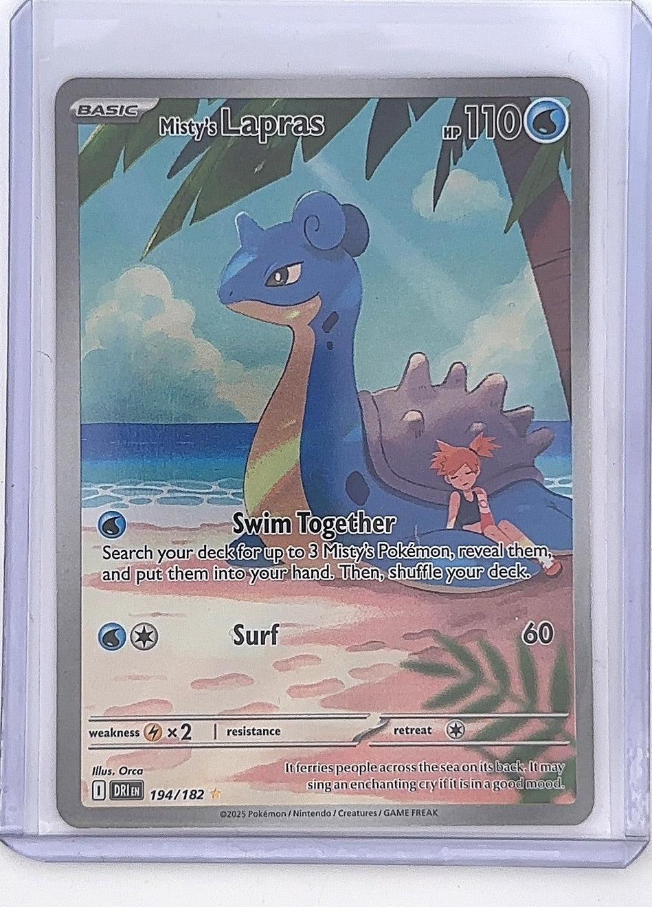 Misty's Lapras - 194/182 #194/182 — front