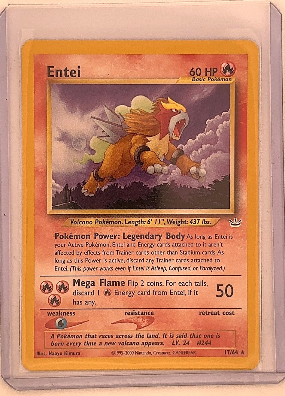 Entei 17/64 Neo Revelations 1995-2000￼ — front