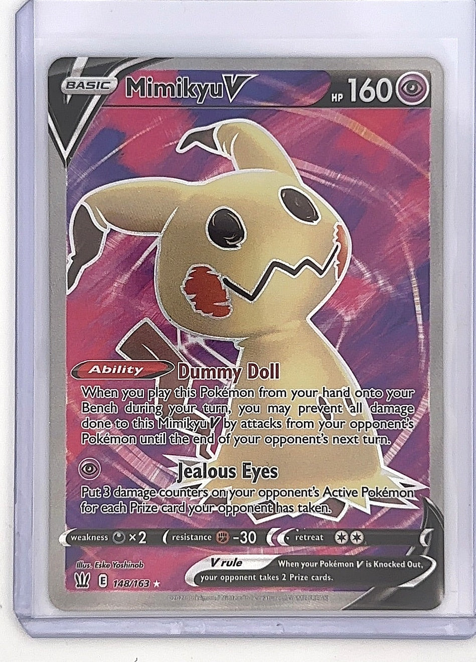 Mimikyu V (Full Art) #148/163 — front