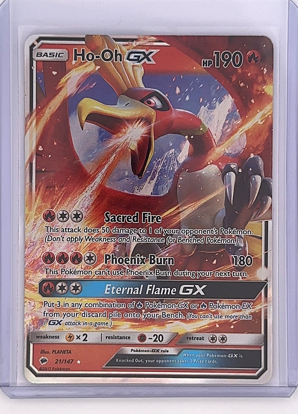 Ho-Oh GX #21/147 — front