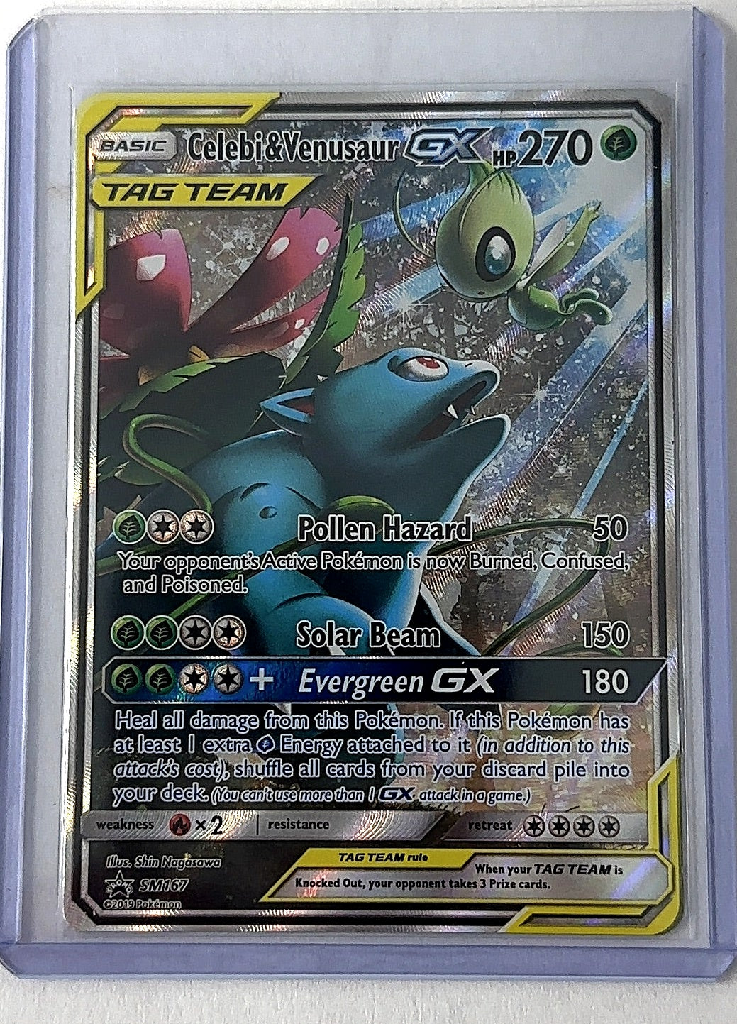Celebi & Venusaur GX - SM167 #SM167 — front