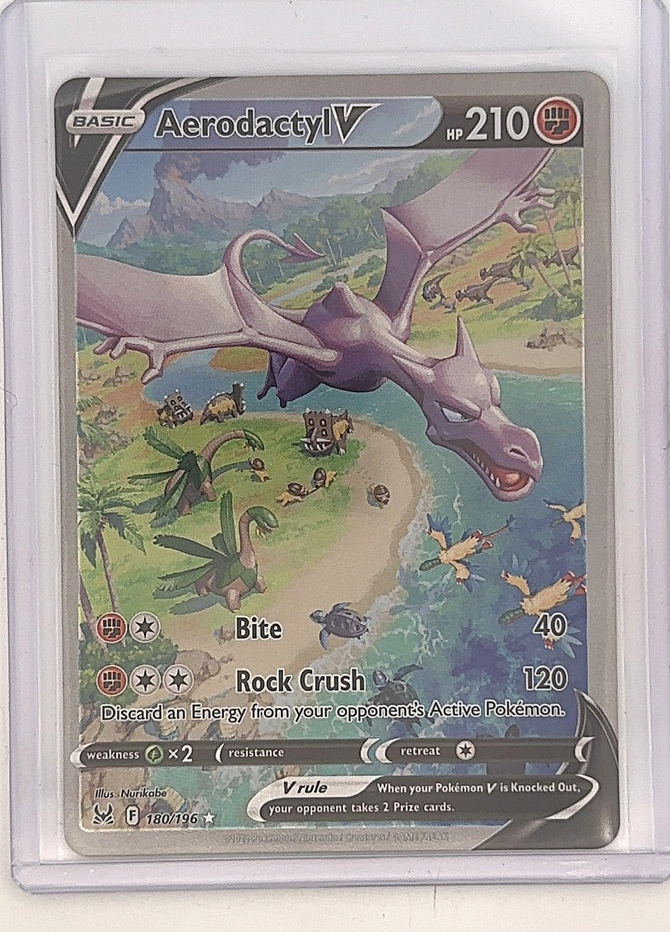 Aerodactyl V (Alternate Full Art) #180/196 — front