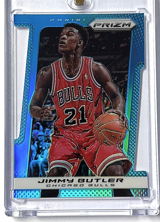 2013 Panini Prizm Jimmy Butler [Light Blue Die Cut Prizm] #75 — front