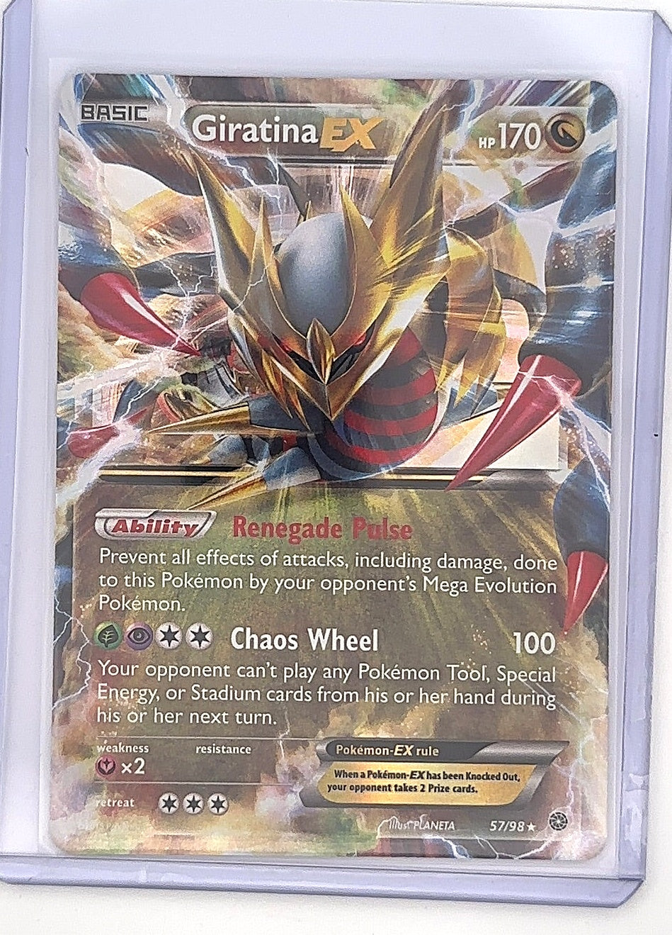Giratina EX #57/98 — front
