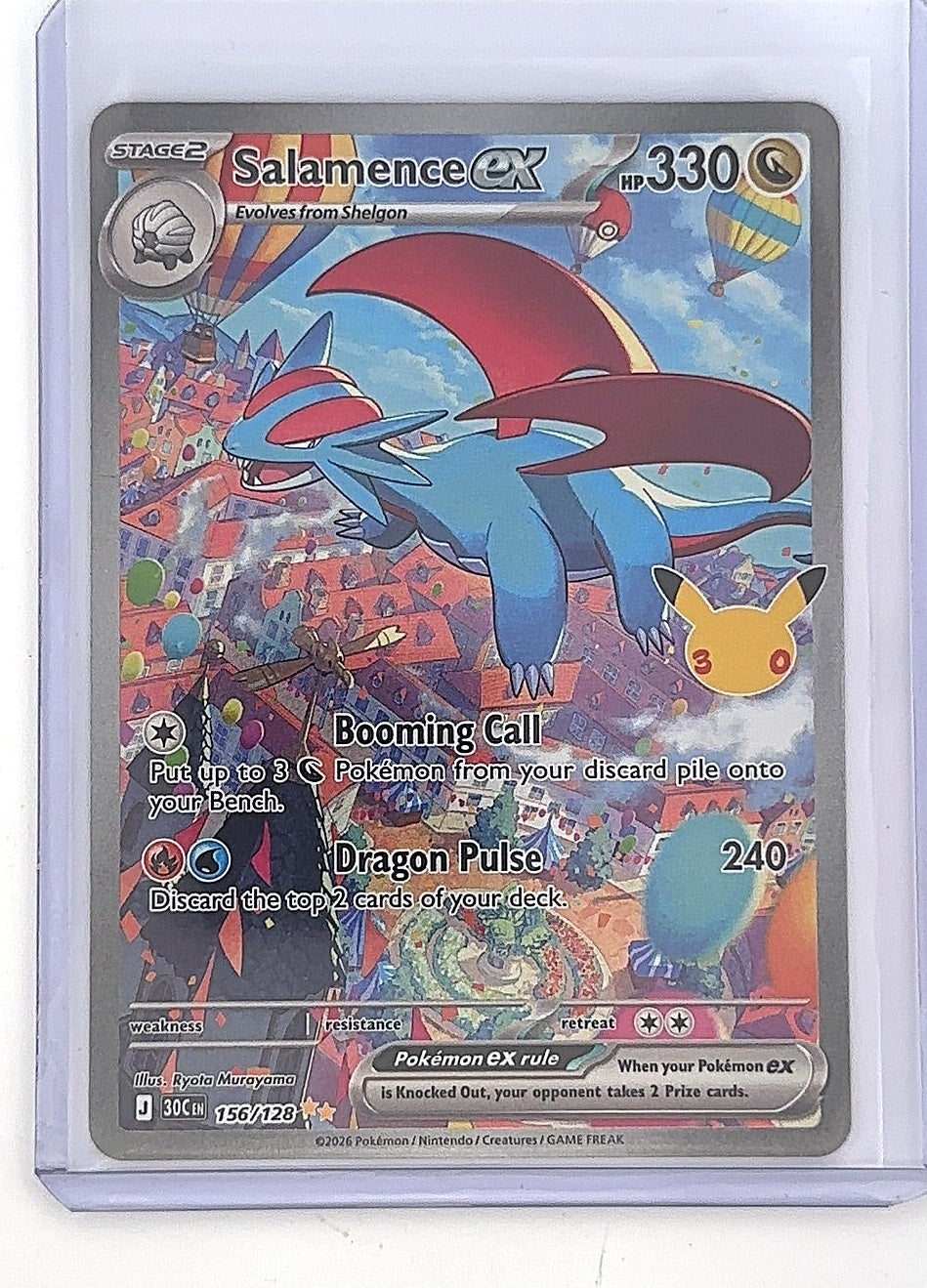 Salamence ex - 156/128 #156/128 — front