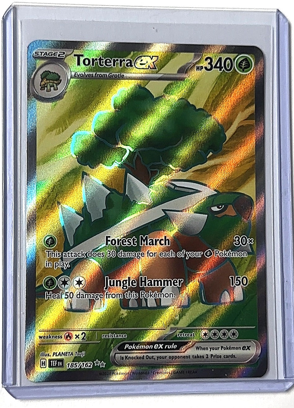 Torterra ex - 185/162 #185/162 — front