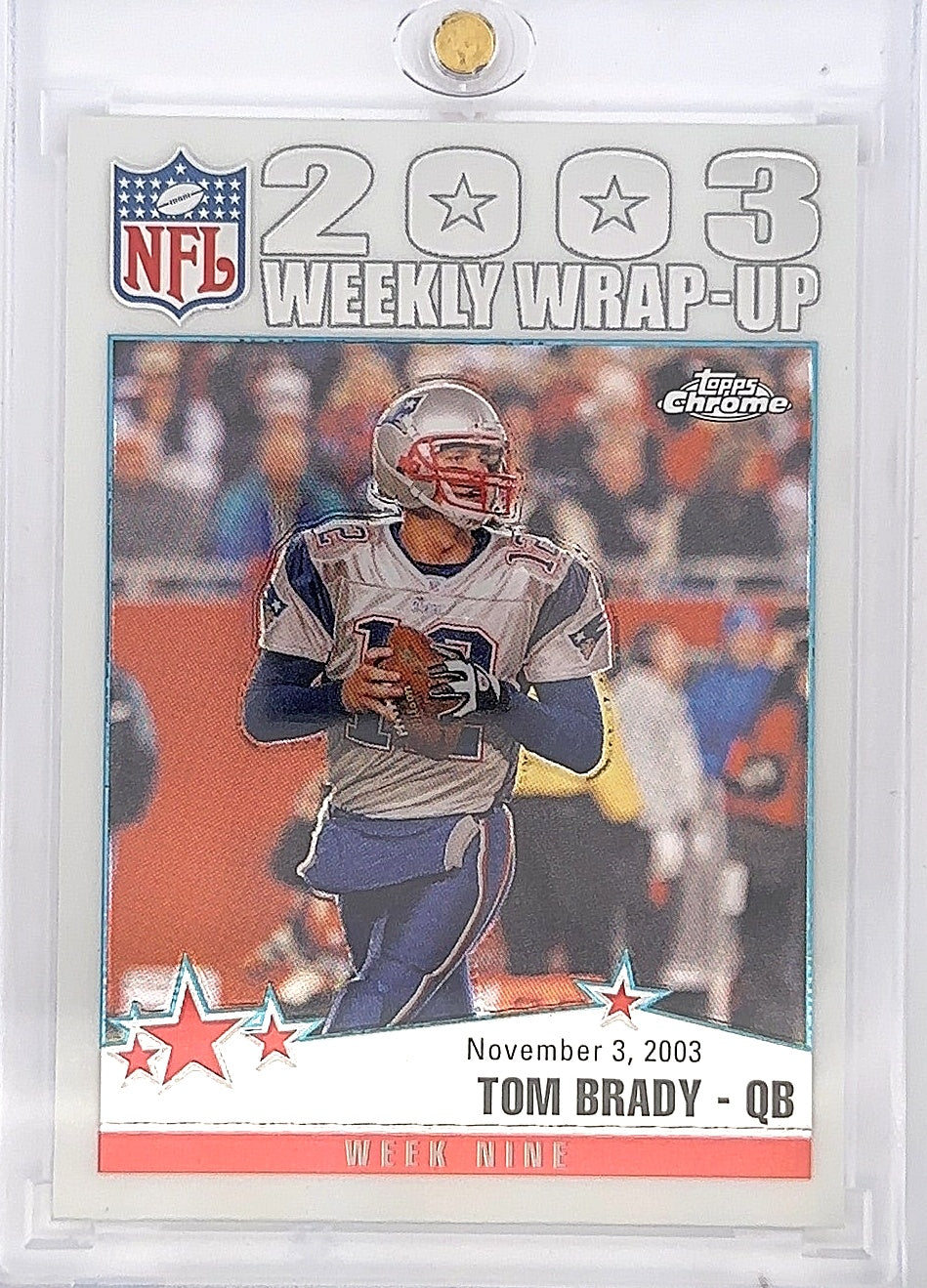 Tom Brady 2003 Weekly Wrap Up #154 — front
