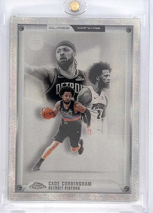 2025 Topps Chrome Update Glass Canvas Cade Cunningham #GC-13 — front