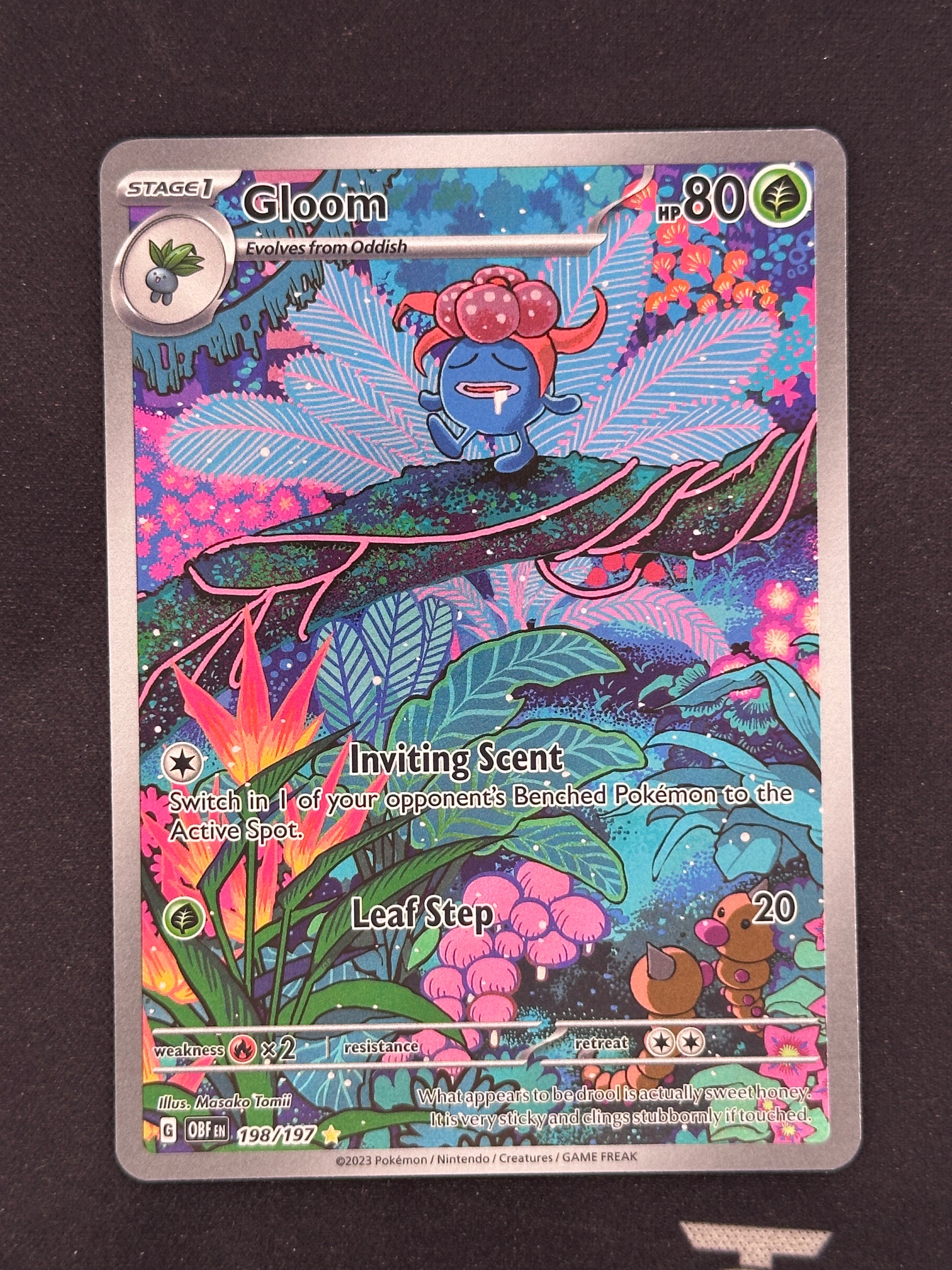 Gloom - 198/197 SV03: Obsidian Flames #198/197 — front
