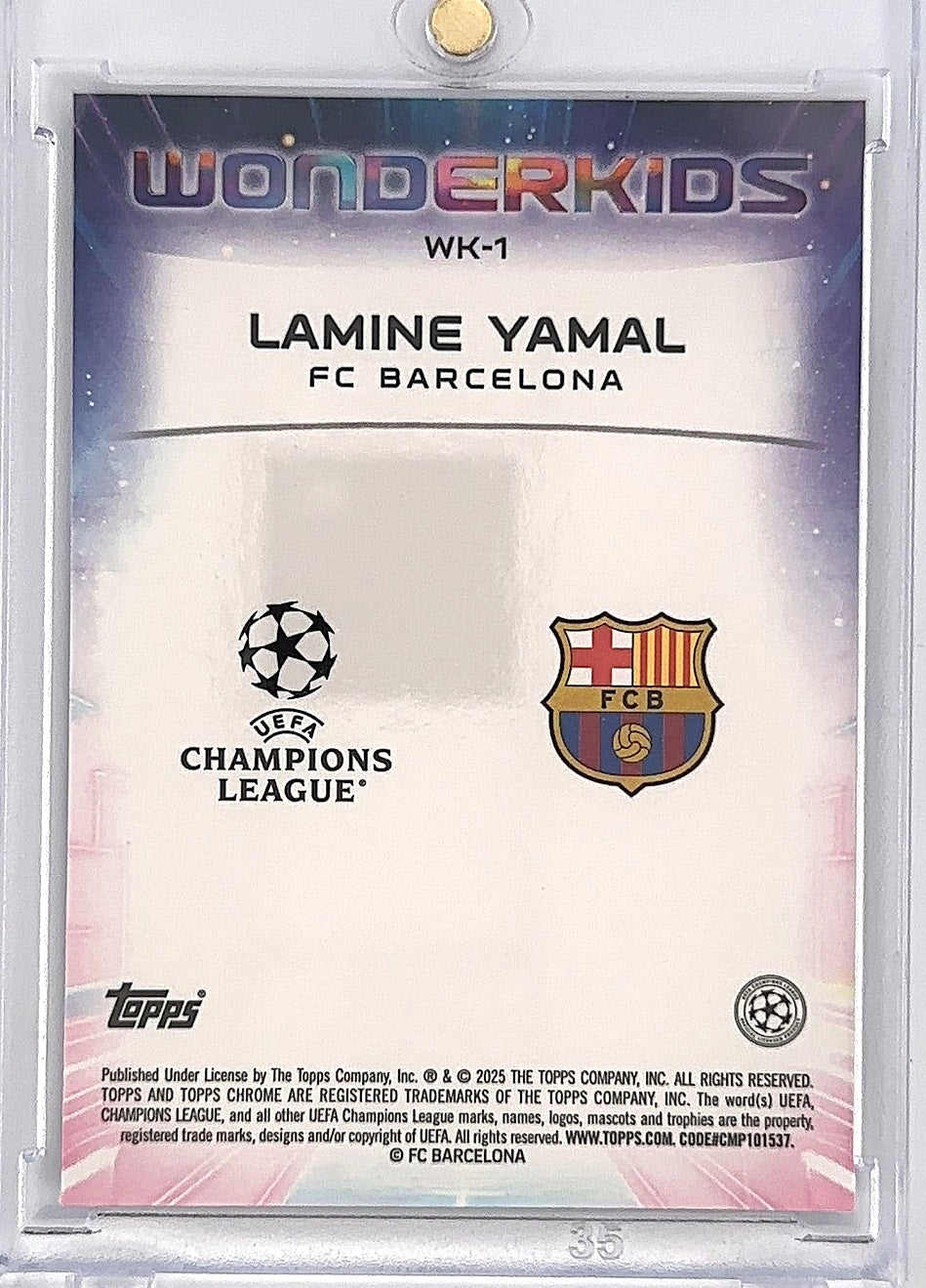 Lamine Yamal Wonderkids — back