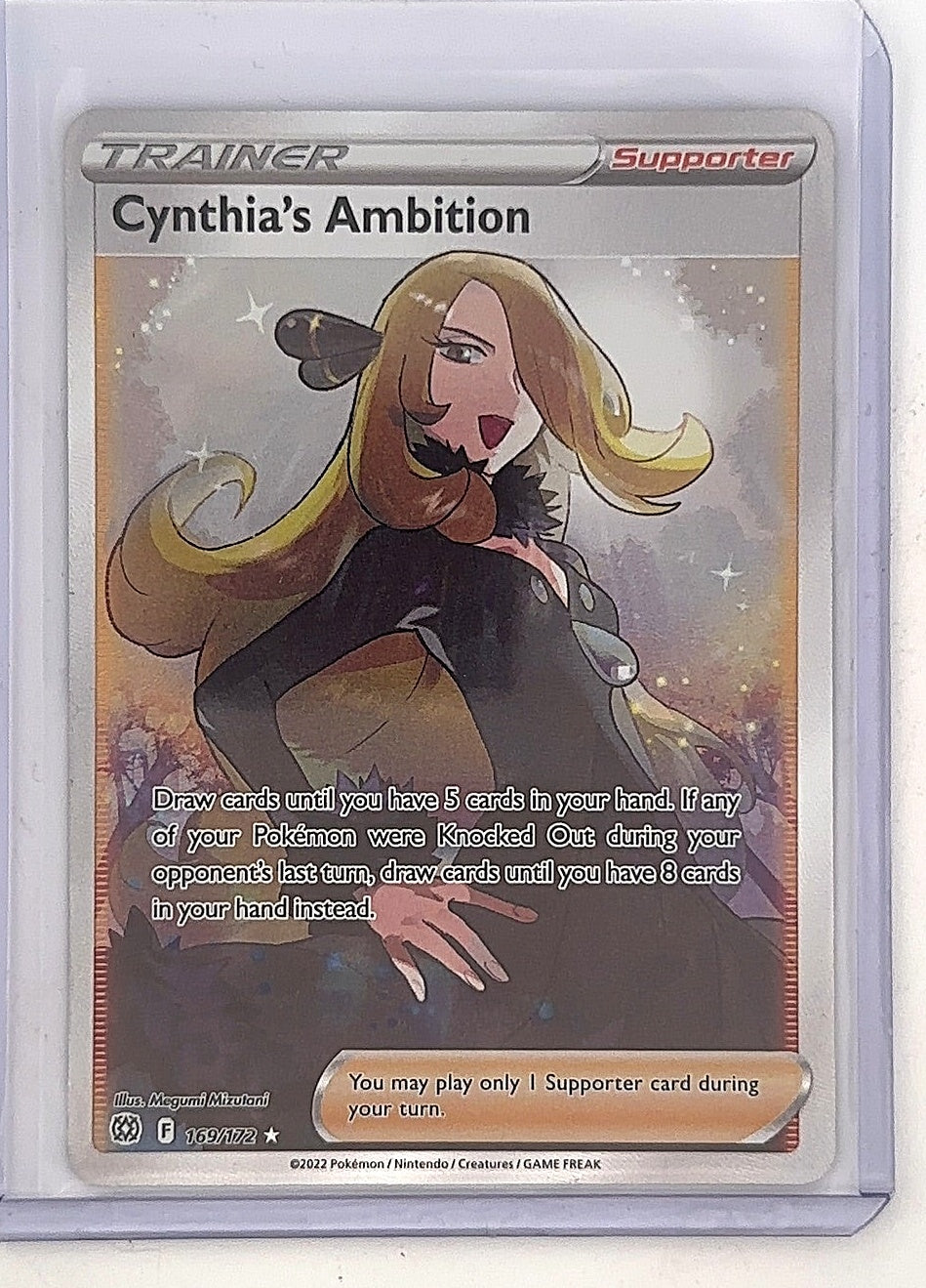 Cynthia's Ambition (Full Art) #169/172 — front