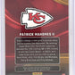 2023 Panini Zenith Color Guard Patrick Mahomes II #CG-1 — back