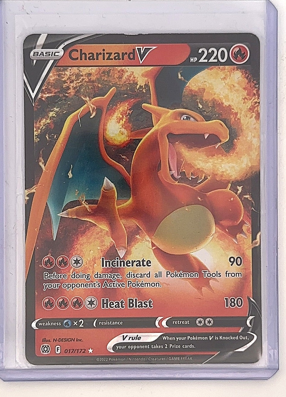 Charizard V 017/172 — front