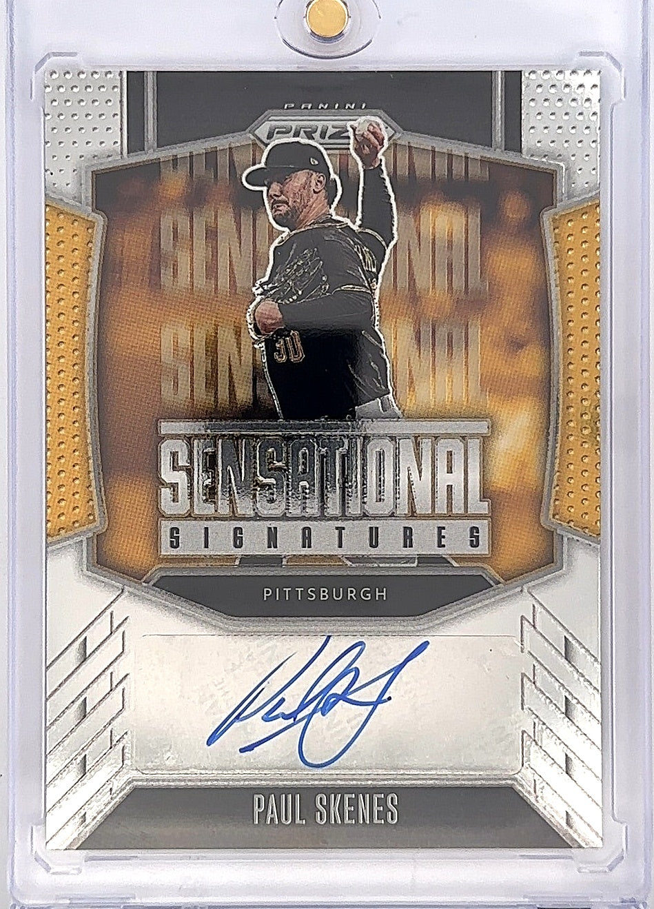 2026 Paul Skenes Panini Prizm Sensational Signatures #SS-PS — front