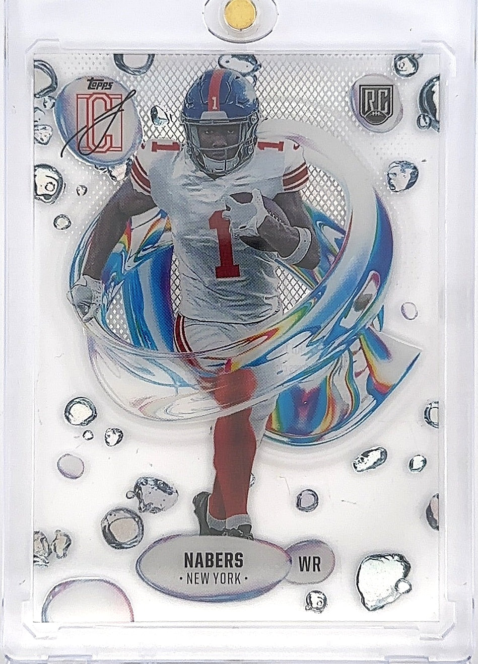 2024 Topps Signature Class Fluidity Malik Nabers #F-7 — front