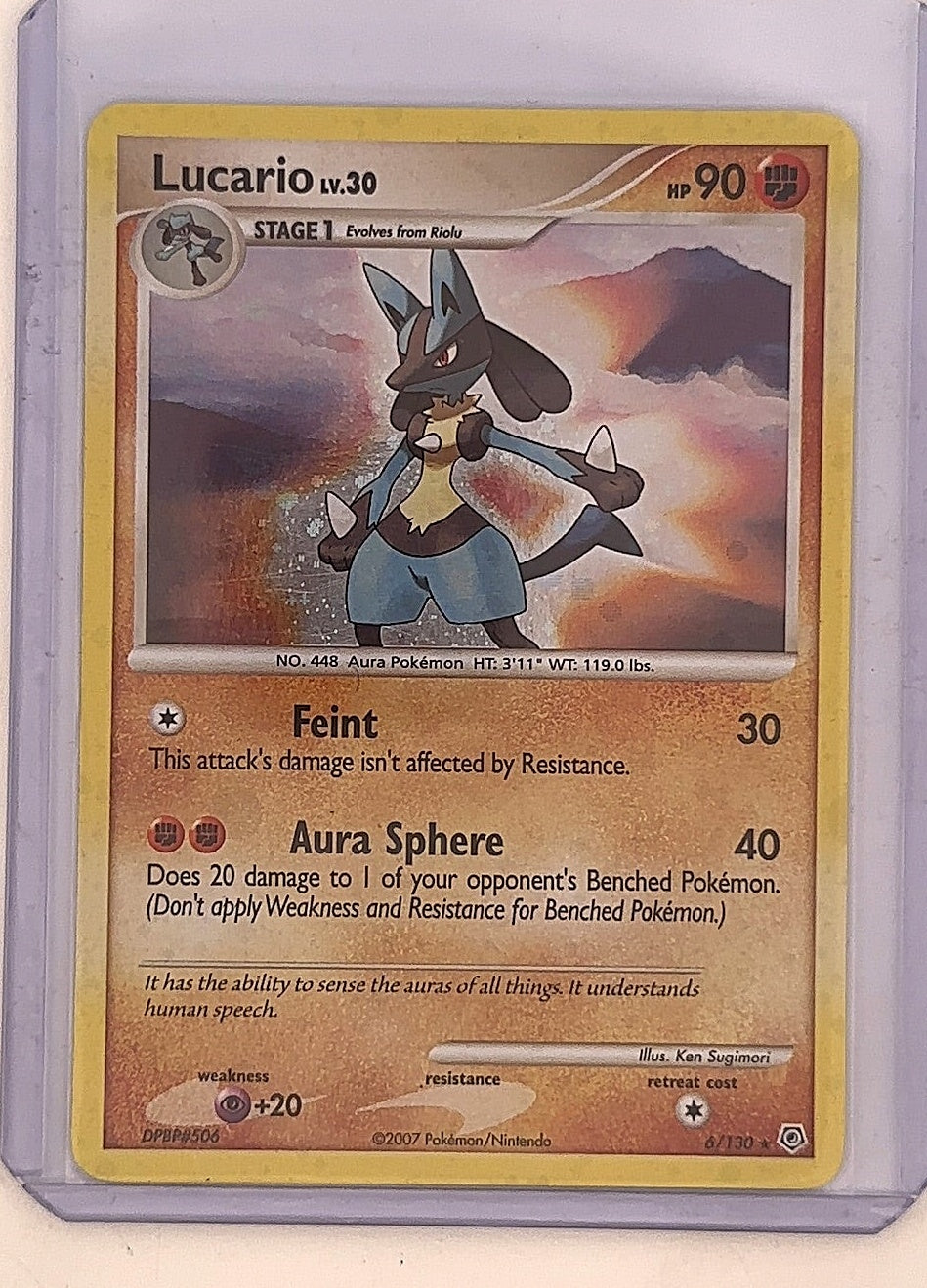 Lucario #6/130 — front