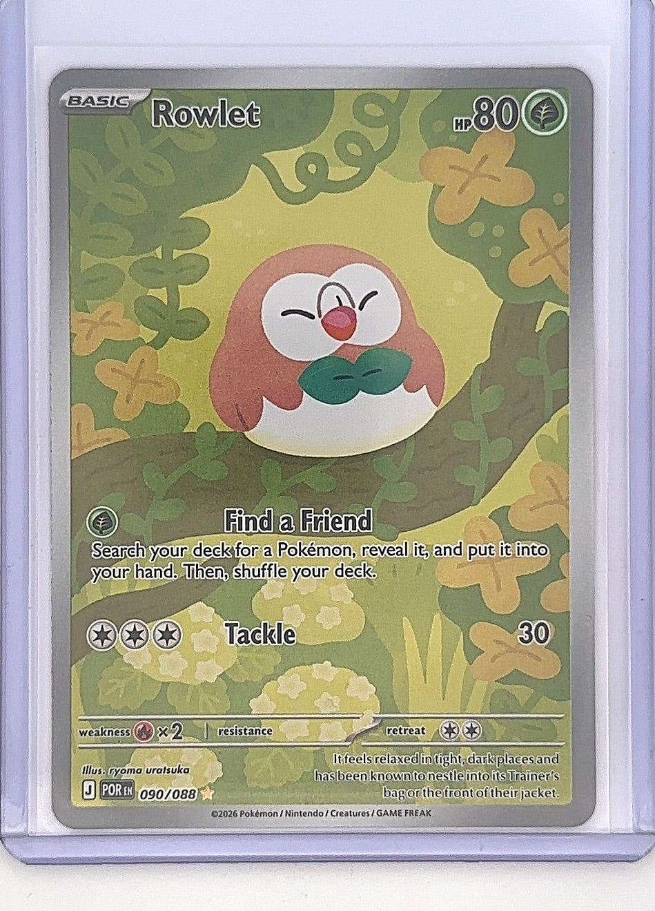 Rowlet - 090/088 #090/088 — front