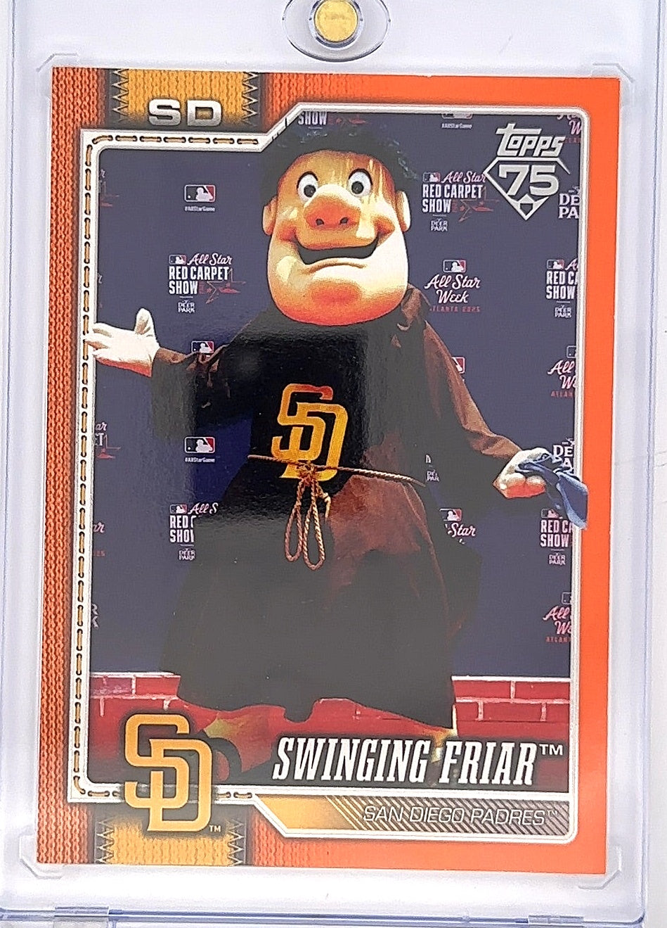 Swinging Friar San Diego Padres Topps 8/25 — front