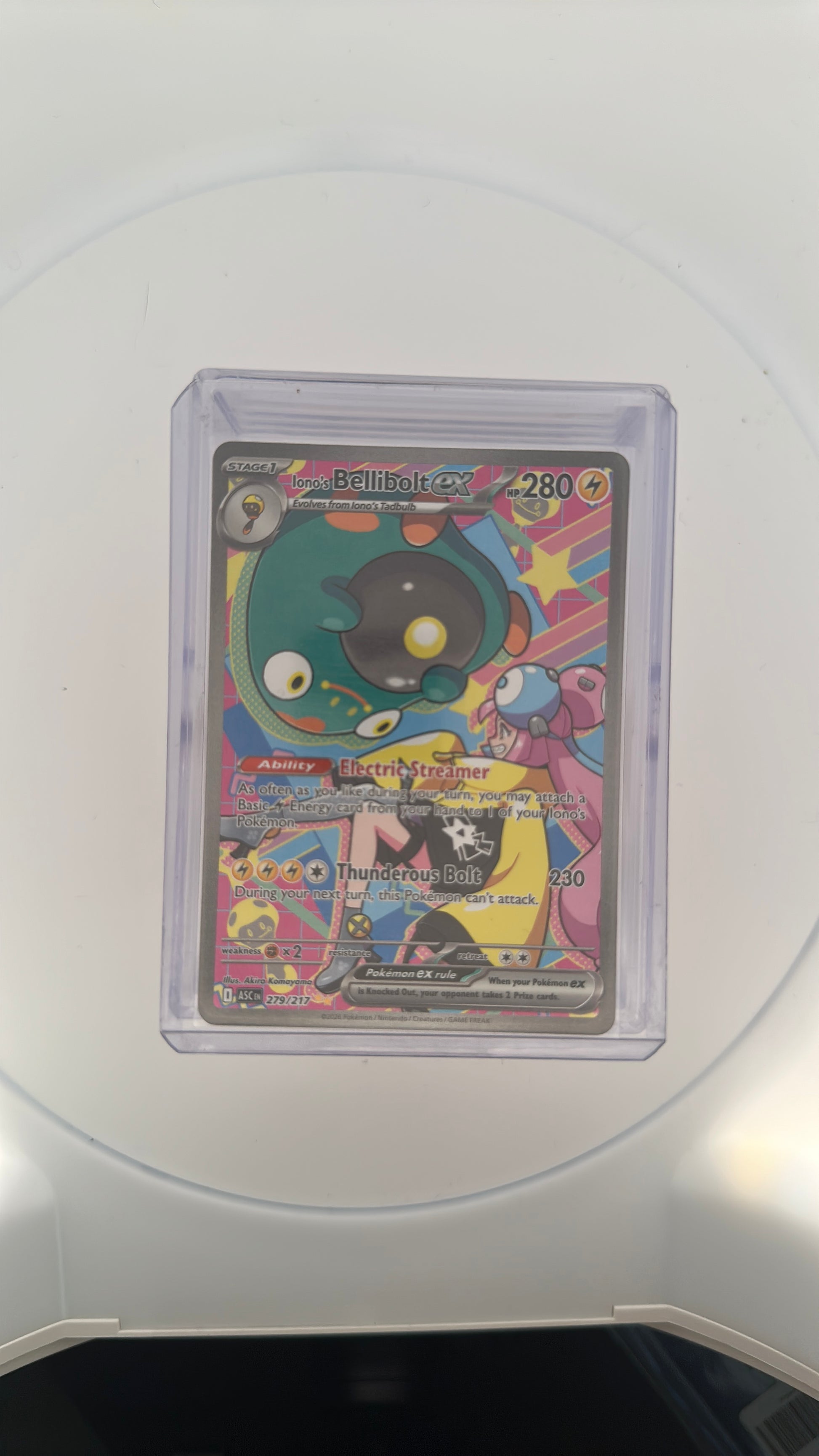 Iono's Bellibolt ex - 279/217 ME: Ascended Heroes #279/217 — front