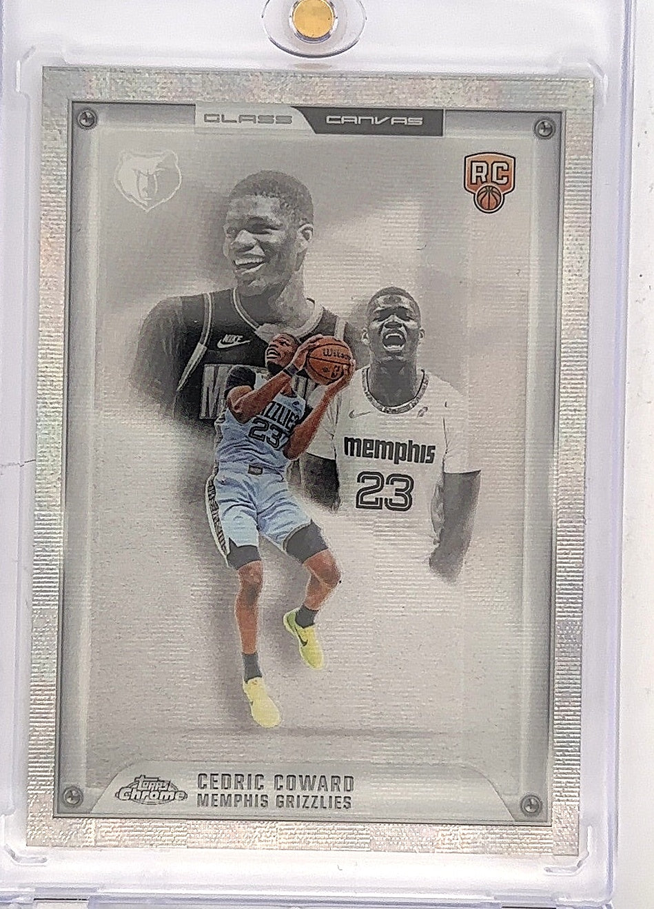 2025 Topps Chrome Update Glass Canvas Cedric Coward #GC-24 — front