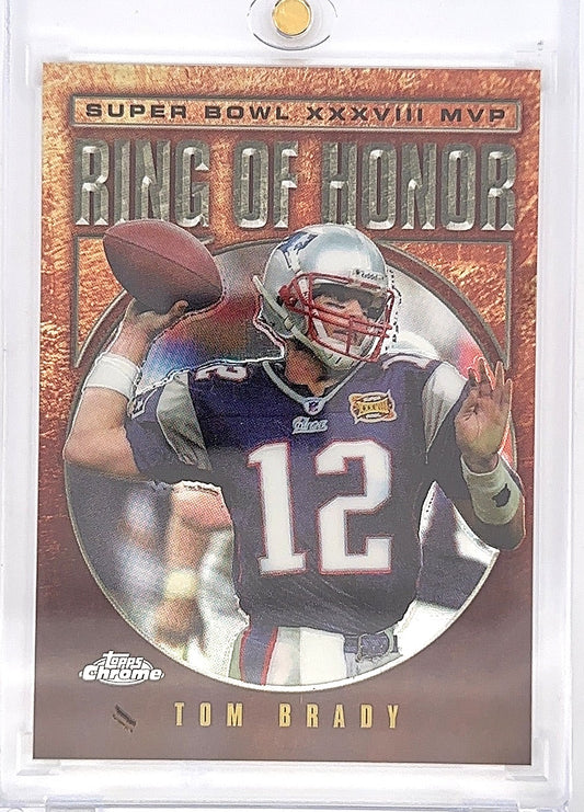 2004 Topps Chrome Ring of Honor Tom Brady #RH-38 — front