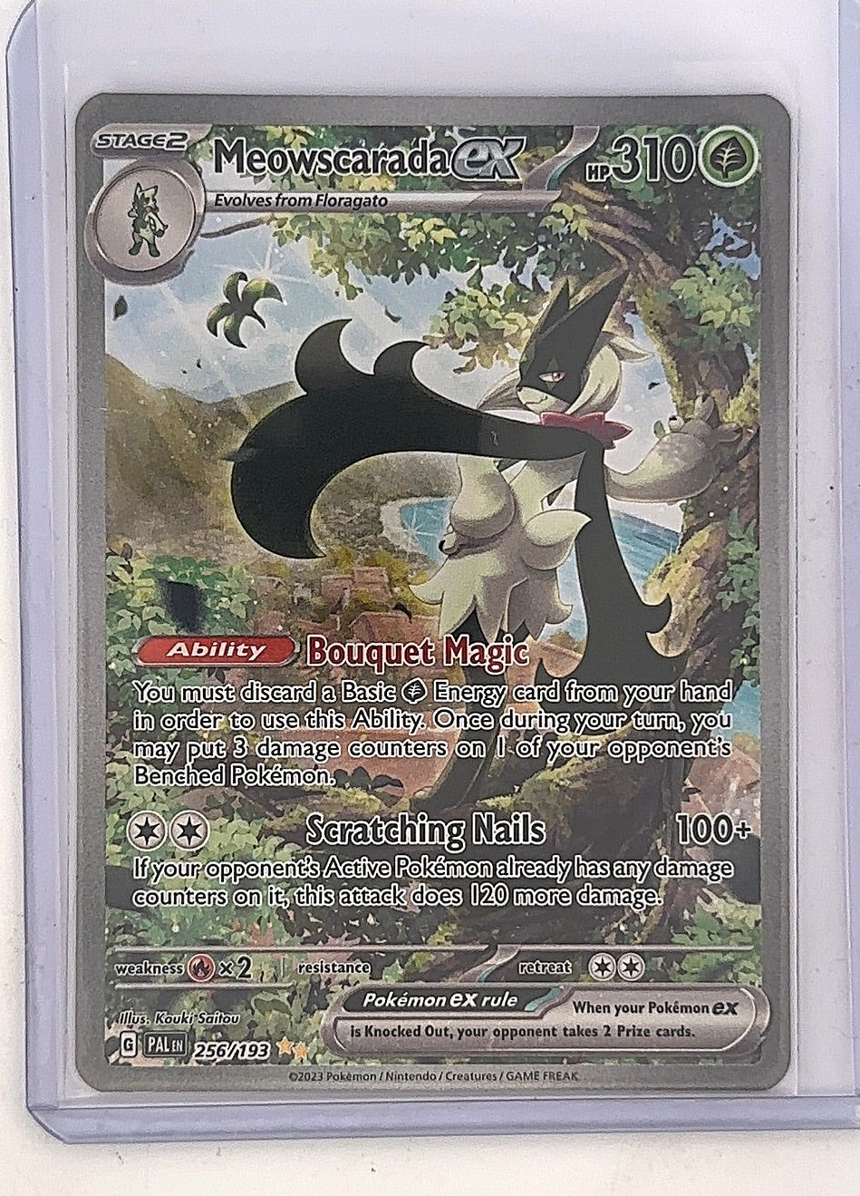 Meowscarada ex - 256/193 #256/193 — front