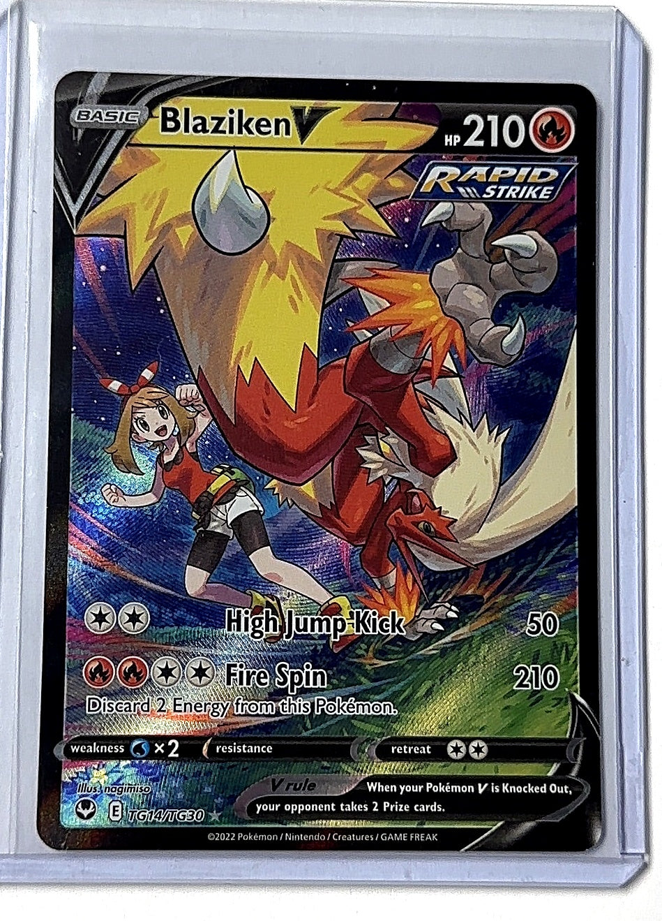 Blaziken V #TG14/TG30 — front