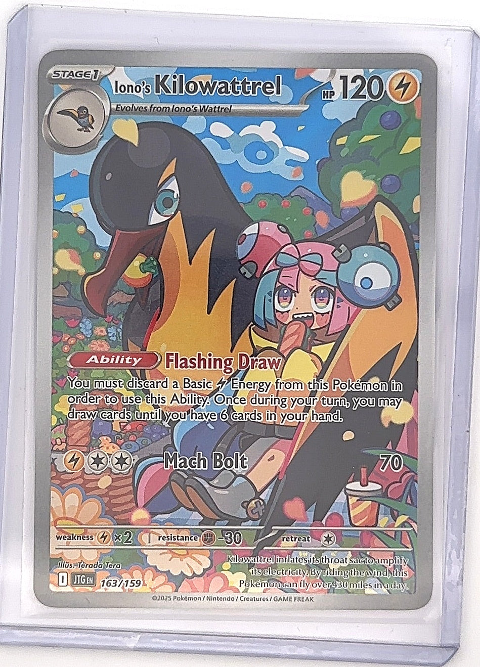 Iono's Kilowattrel - 163/159 #163/159 — front