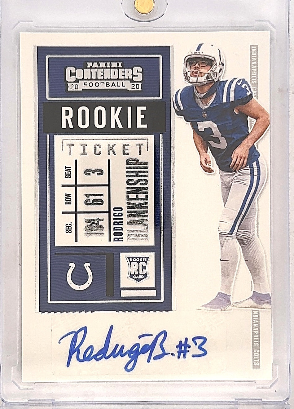 2020 Panini Contenders Rodrigo Blankenship [Autograph] #227 — front