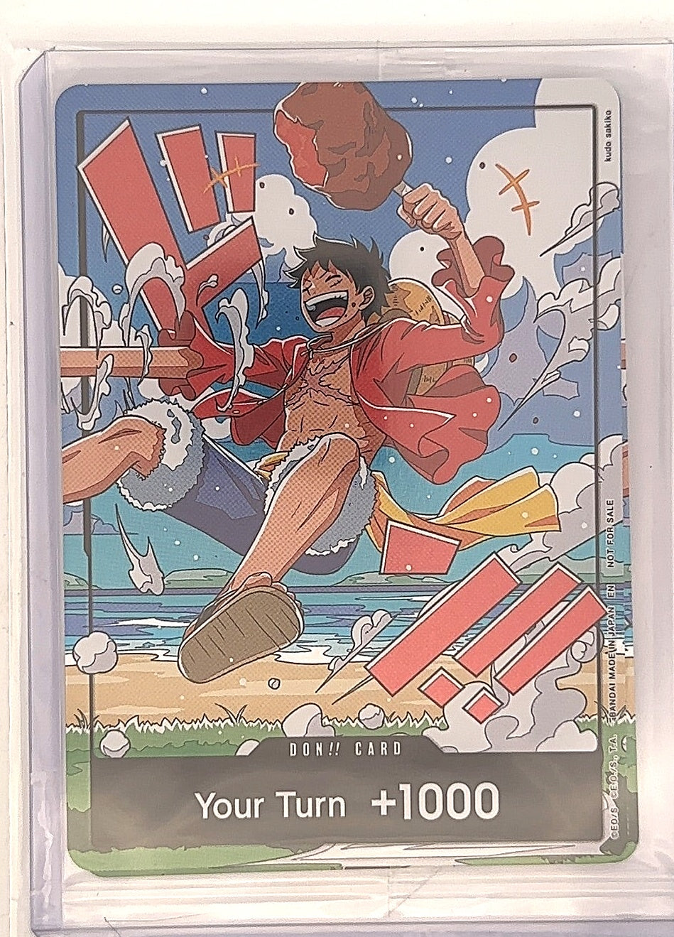 One Piece OP17 Pre Release Promo Monkey D Luffy & Roronoa Zoro Don! — front