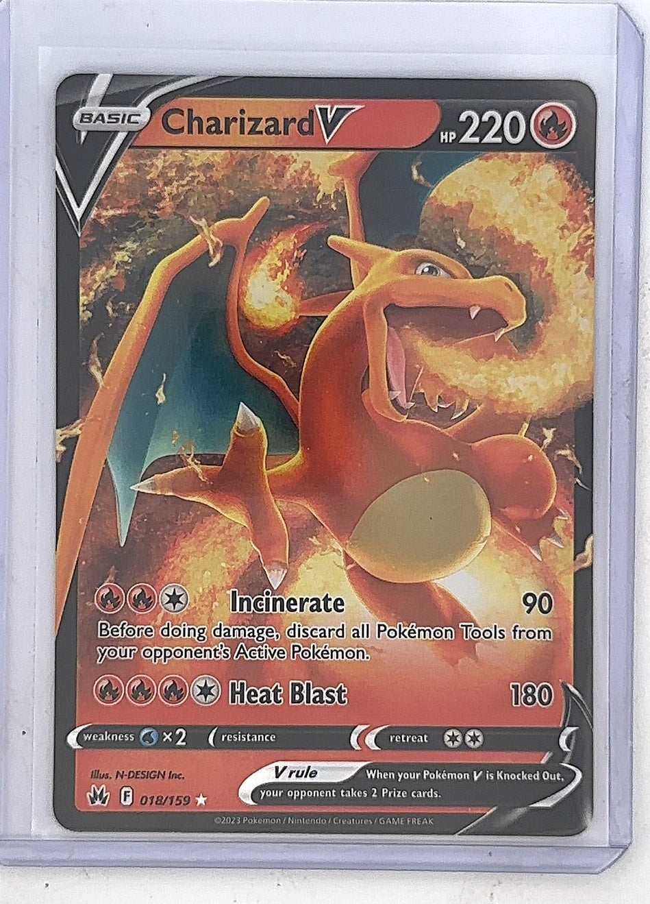 Charizard V #018/159 — front