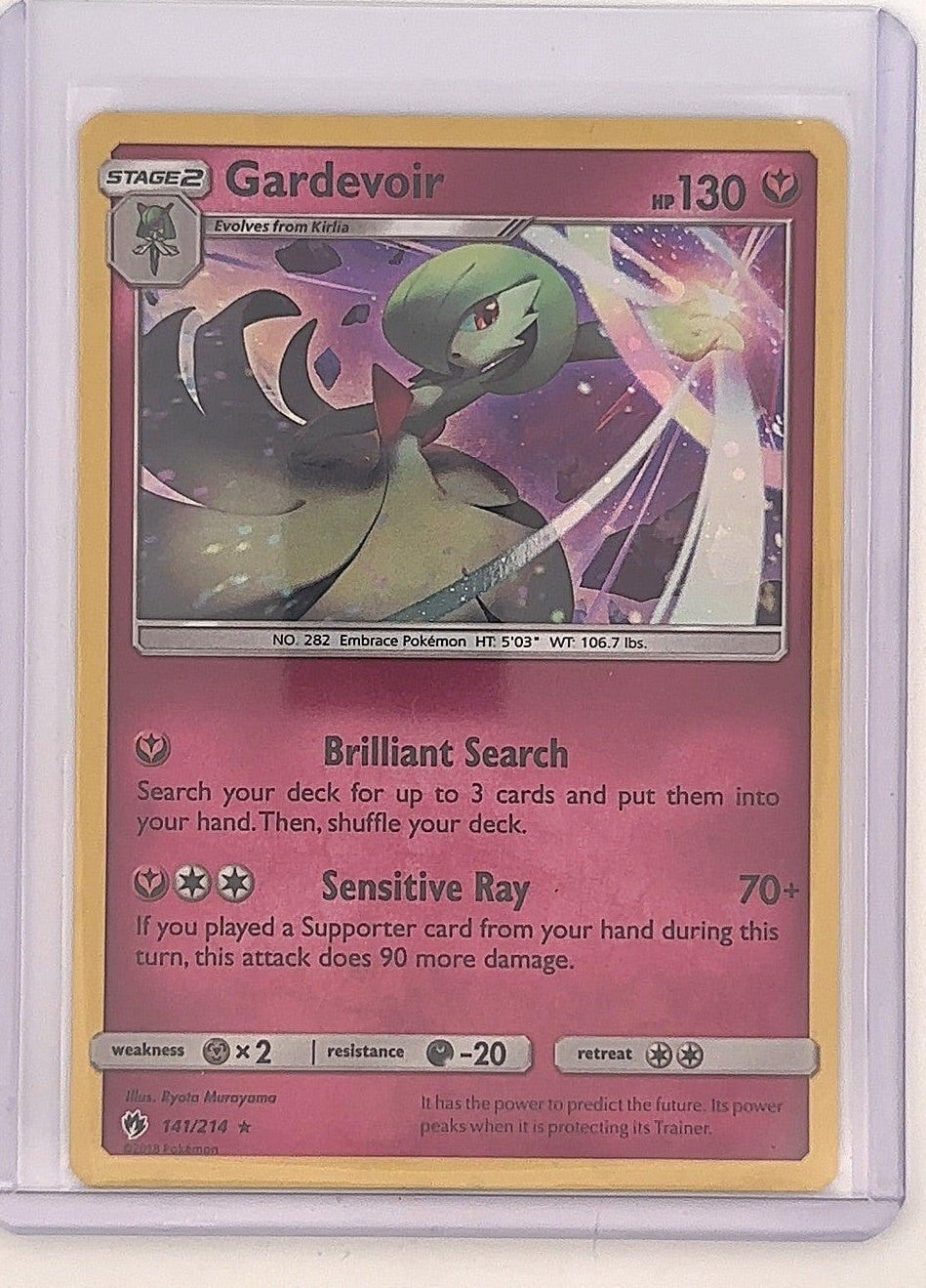 Gardevoir - 141/214 (Cosmos Holo) #141/214 — front