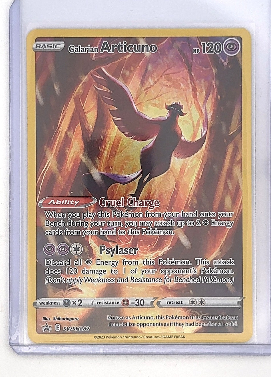 Galarian Articuno - SWSH282 #SWSH282 — front