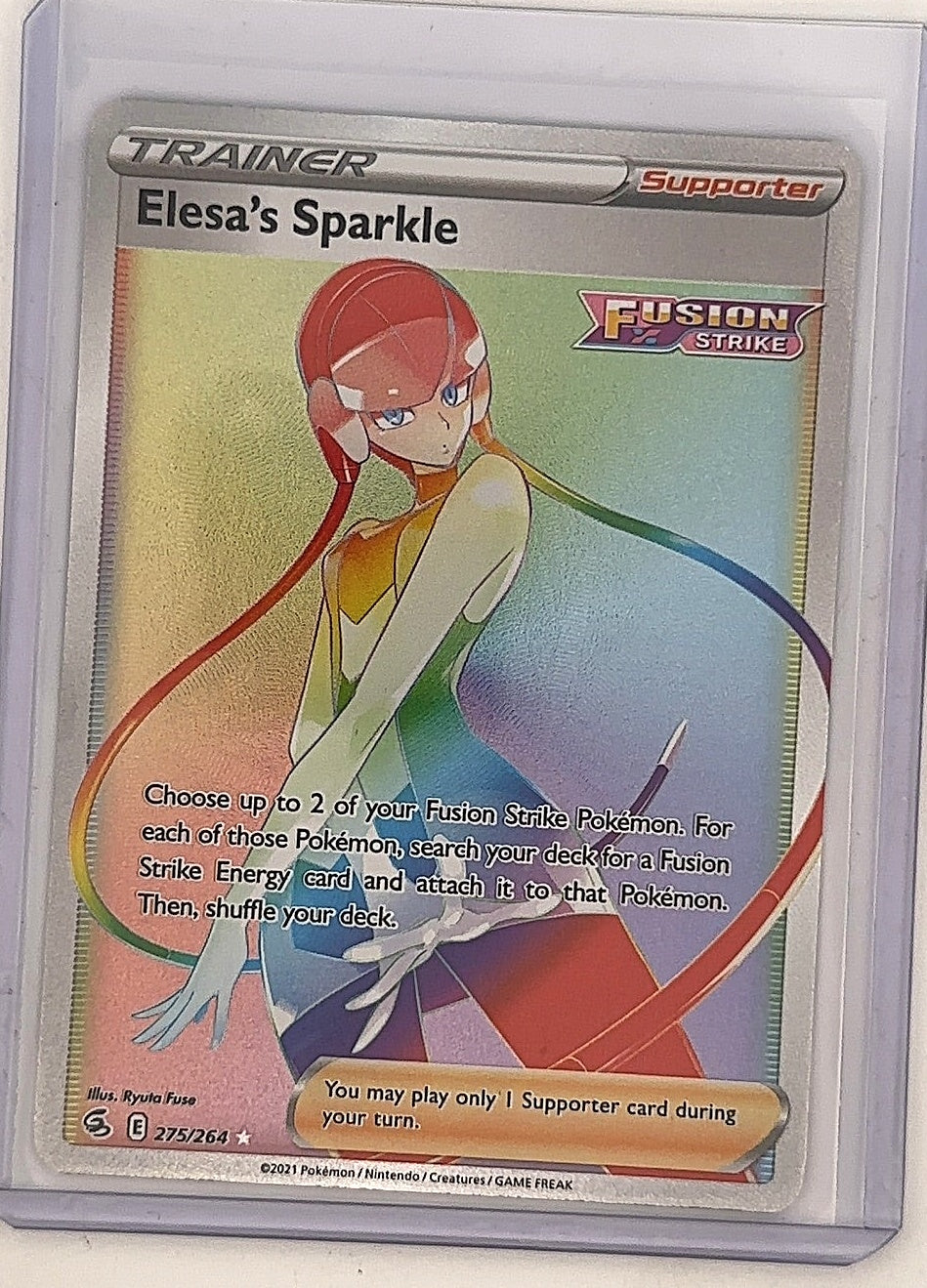 Elesa's Sparkle (Secret) #275/264 — front