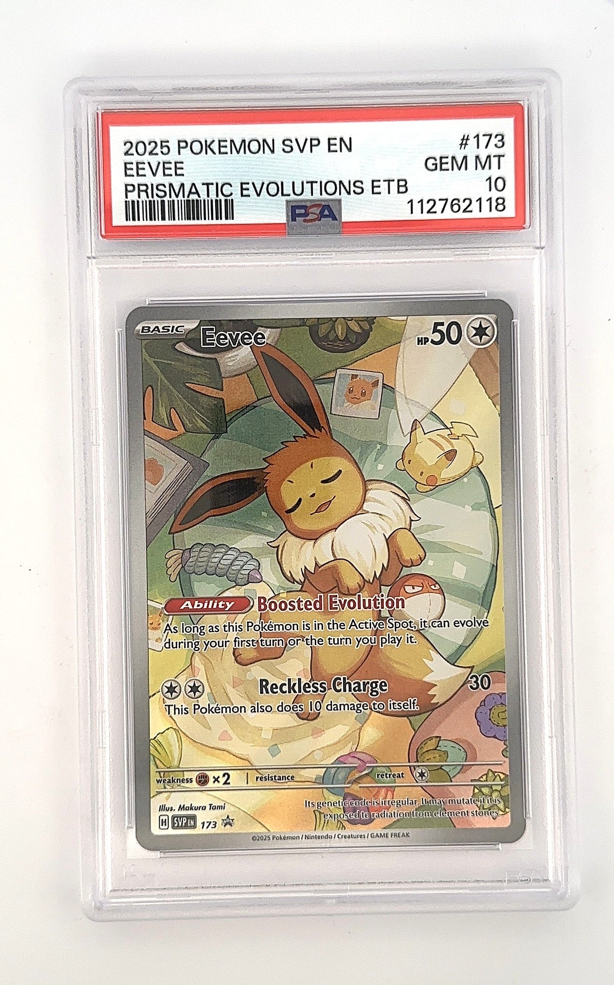 Eevee - 173 #173 PSA GEM MT 10 — front