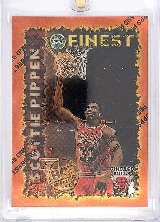 1995 Finest Hot Stuff Scottie Pippen (With coating) #HS11 — front
