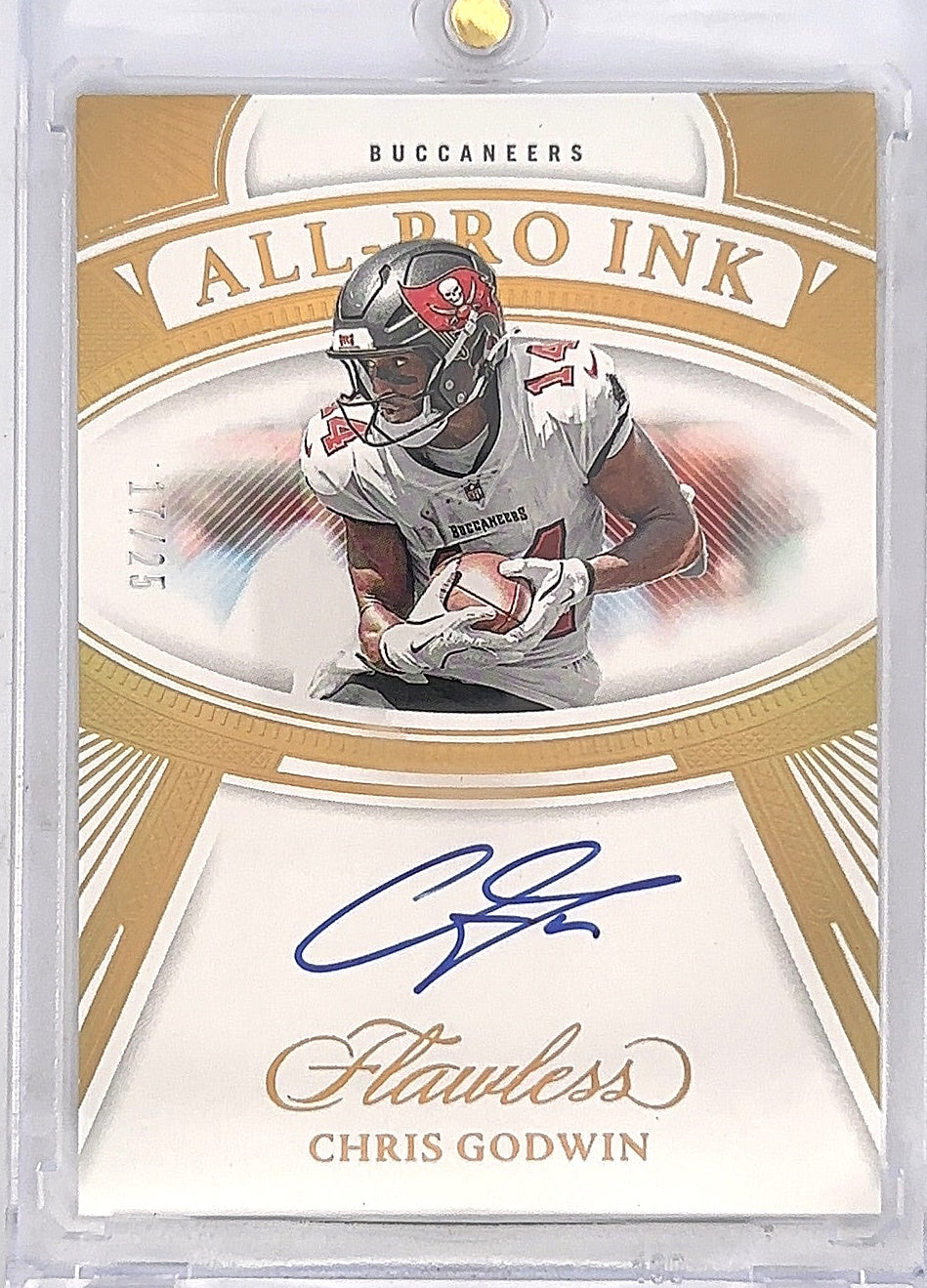 2024 Panini Flawless All-Pro Ink Chris Godwin #API-CGN — front