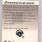 Philip Rivers Flair Showcase Autographs — back