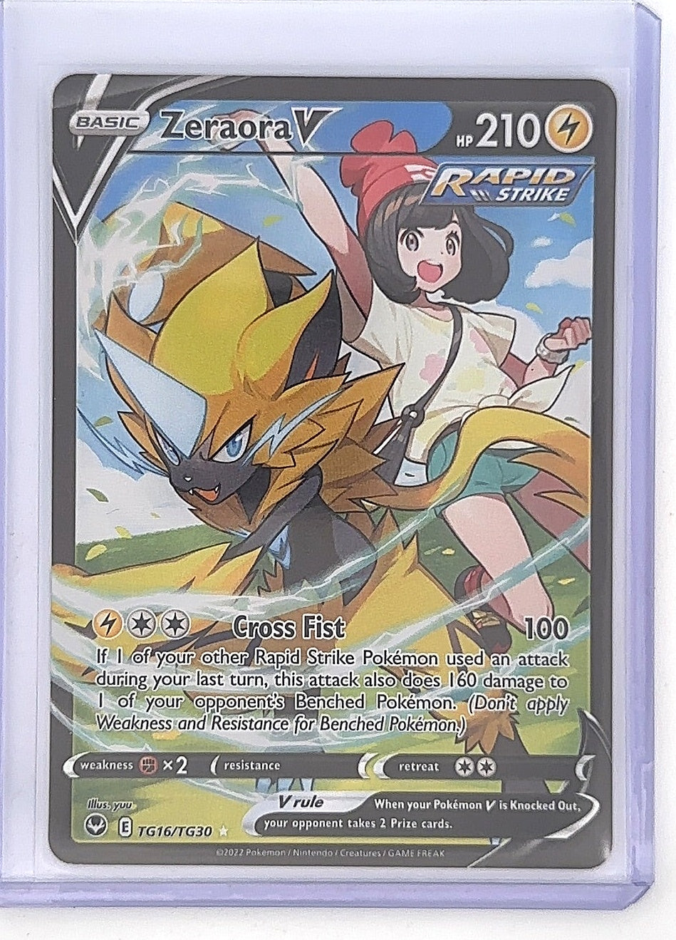 Zeraora V #TG16/TG30 — front